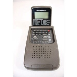 Conair Sound Therapy Travel System Radio Alarm Clock Model SU5 Tested Working VG